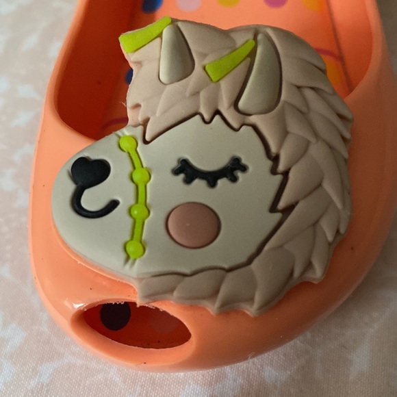 Mini Melissa shoes. Size 5. Color orange. - Picture 5 of 6